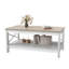 Table basse simple de 39,3 po de largeur avec tablette inférieure et support en X-374114164-374114169