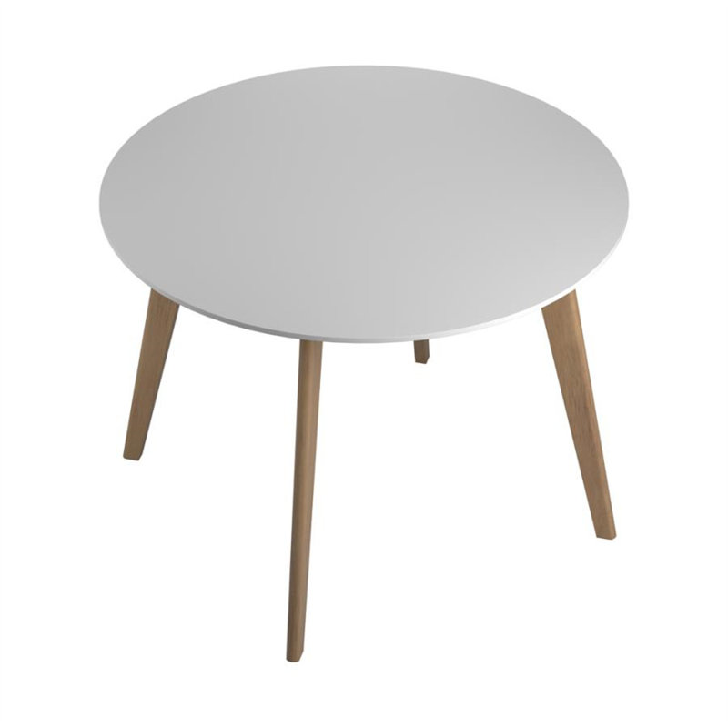 Pouliot Round Metal Base Dining Table