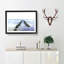 Breakwater In The Baltic Sea Painting - Single Picture Frame Print on MDF-56633114-56633110