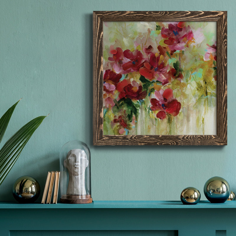 «Happy Fall», art textuel sur toile, H 20 po x l 20 po x P 1,5 po, Cadre noyer