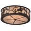 Rustic Lodge 4 - Light Flush Mount