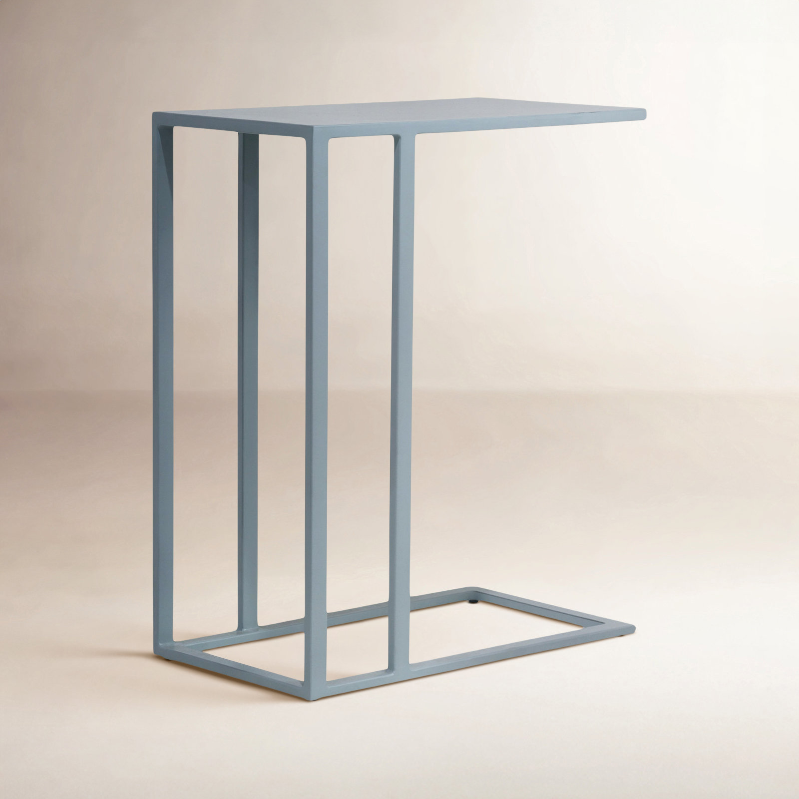 Salma 20" End Table, Pearl Blue