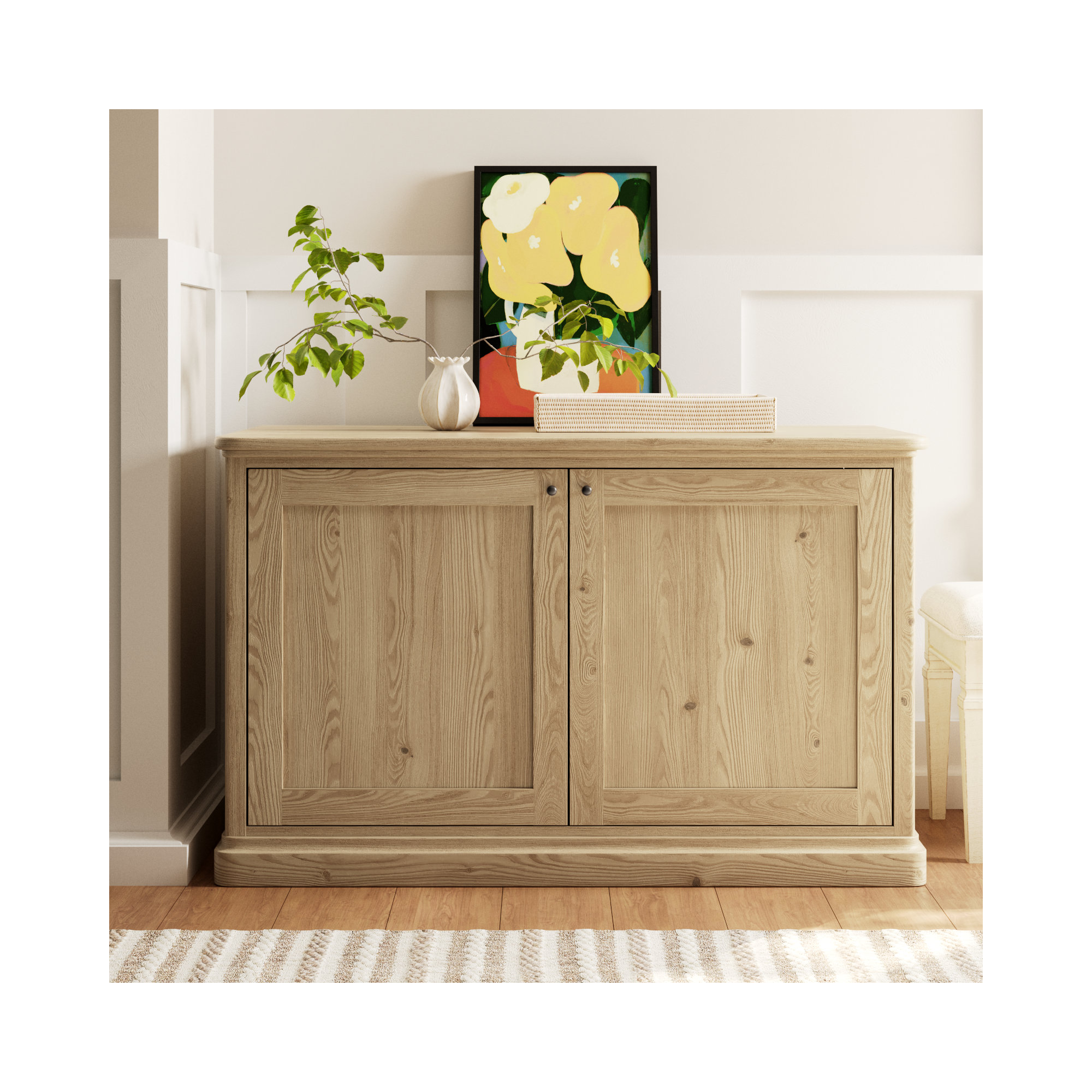 Dumont 2-Door Accent Cabinet, Brown