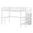 Loft Bed With L-Shaped Desk And USB,Wardrobe Shelf And LED-51341569