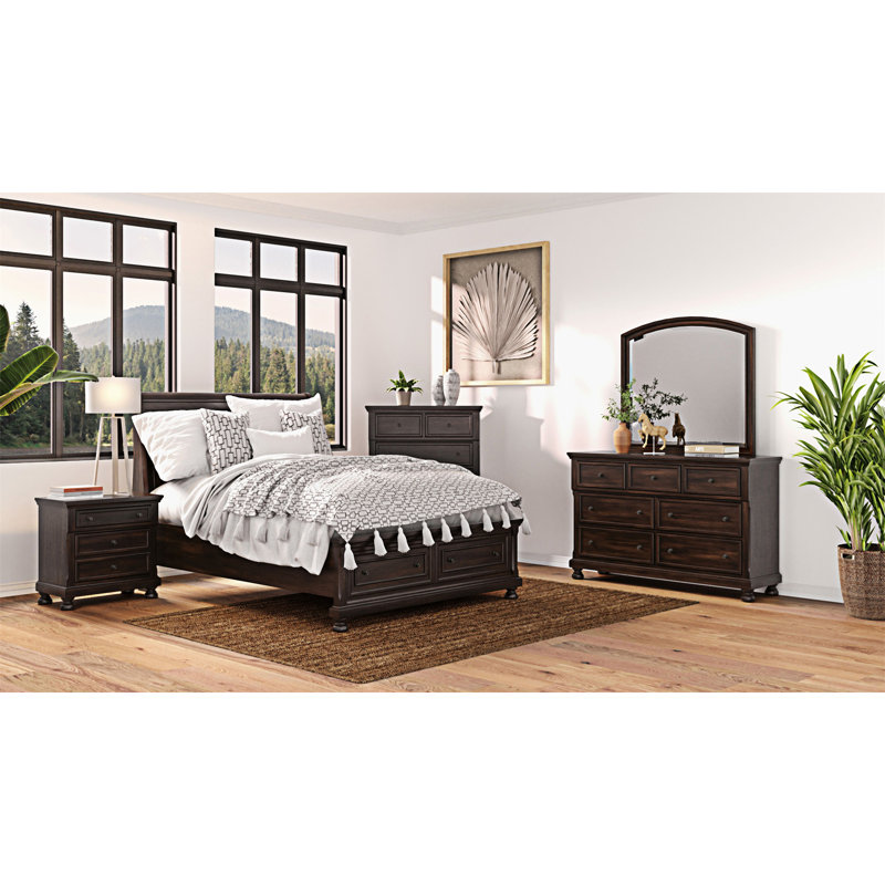 Fitima Nightstand, Cherry