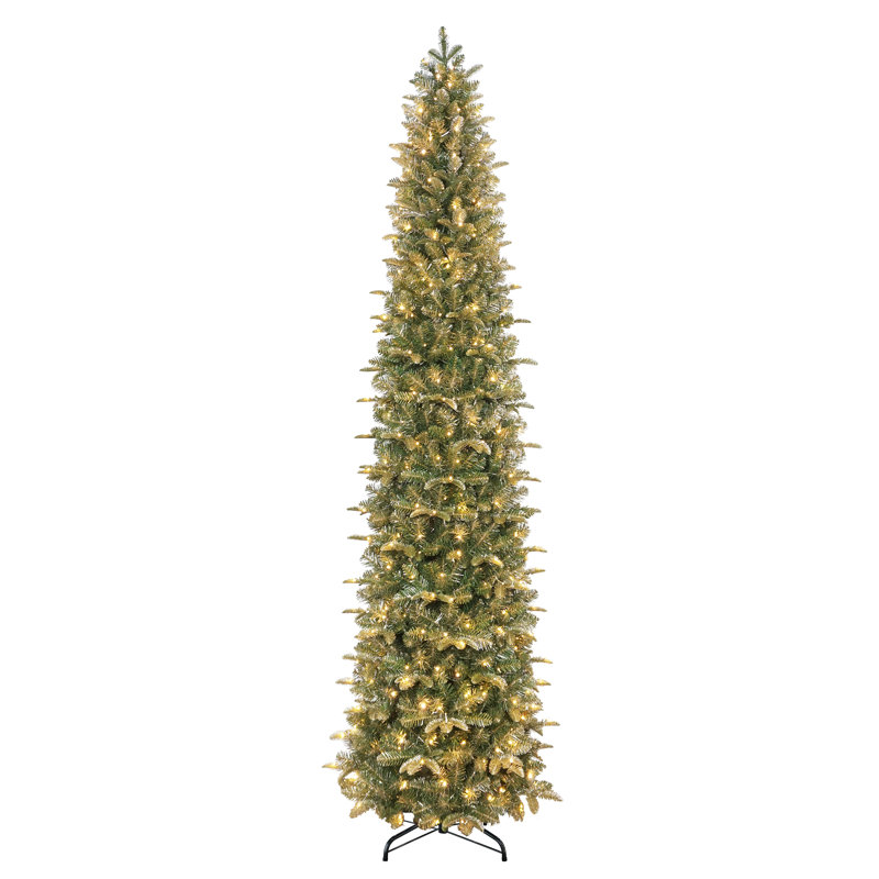 Pencil Pre-Lit Spruce Tree, 9' H