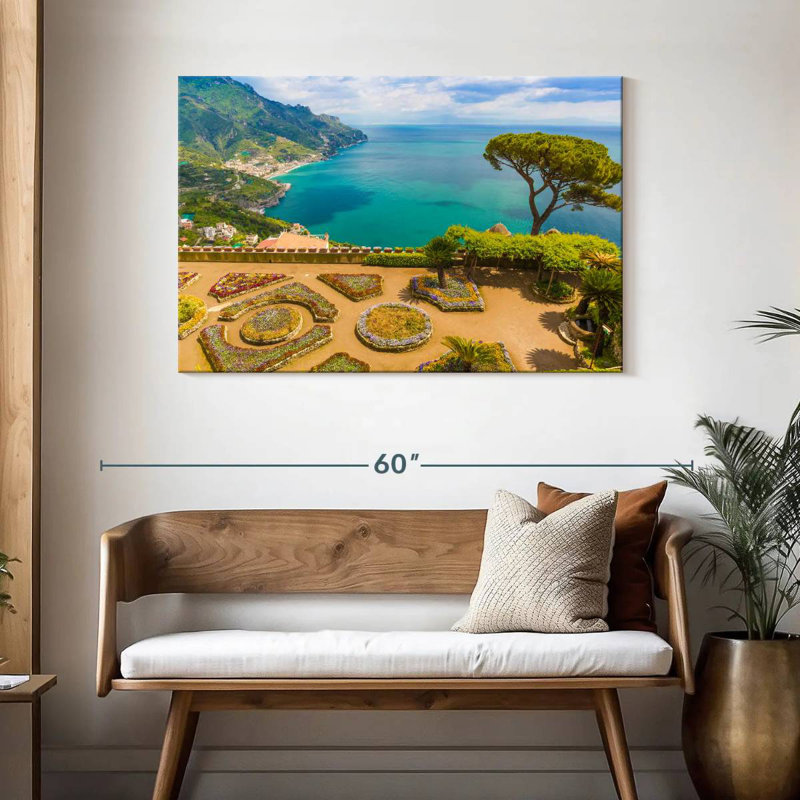 Gillard Perspectives Villa Rufolo, H 30 po x l 45 po