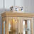 Carpentier Adjustable Shelves Lighted Storage Cabinet - Oak Vintage-Style Showcase