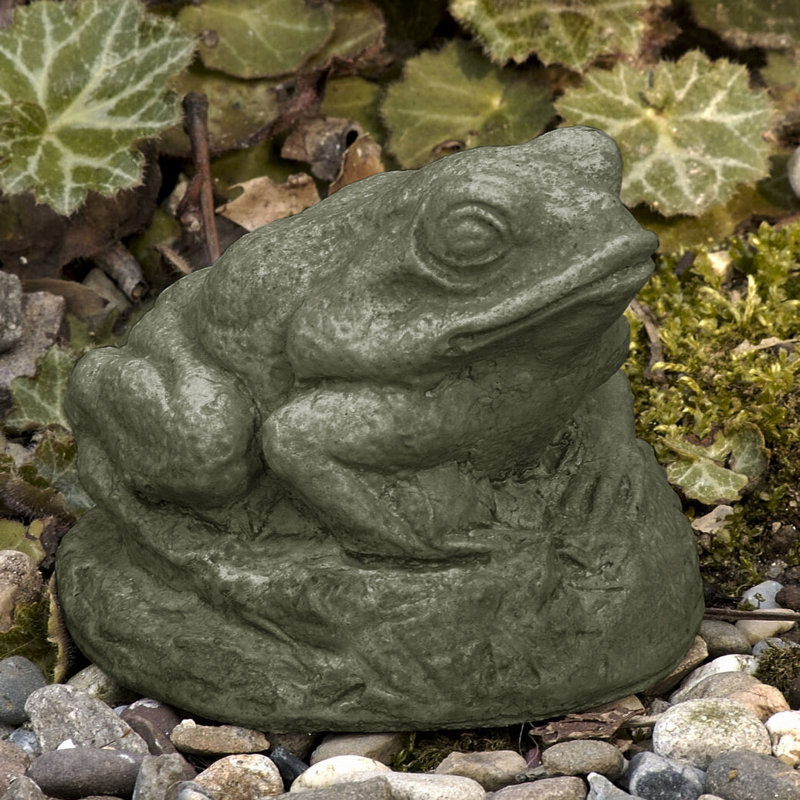 Statue de petite grenouille, Bronze cuivré