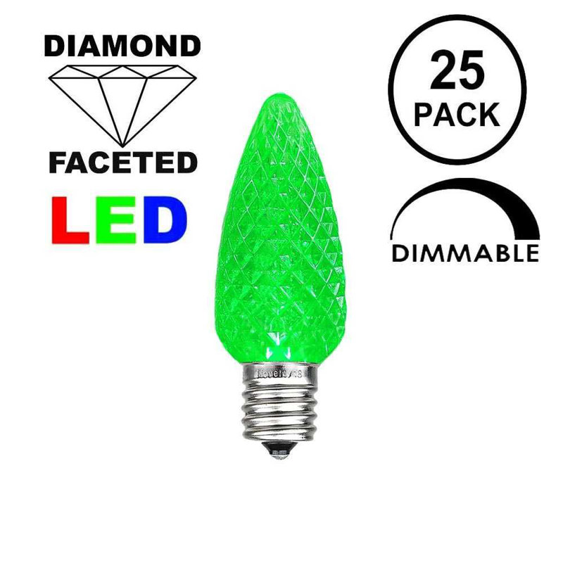 Lampe de noël pour l’extérieur 25 lumières de chaîne, Vert