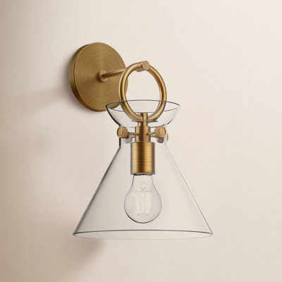 Tiney Single Light Dimmable Armed Sconce
