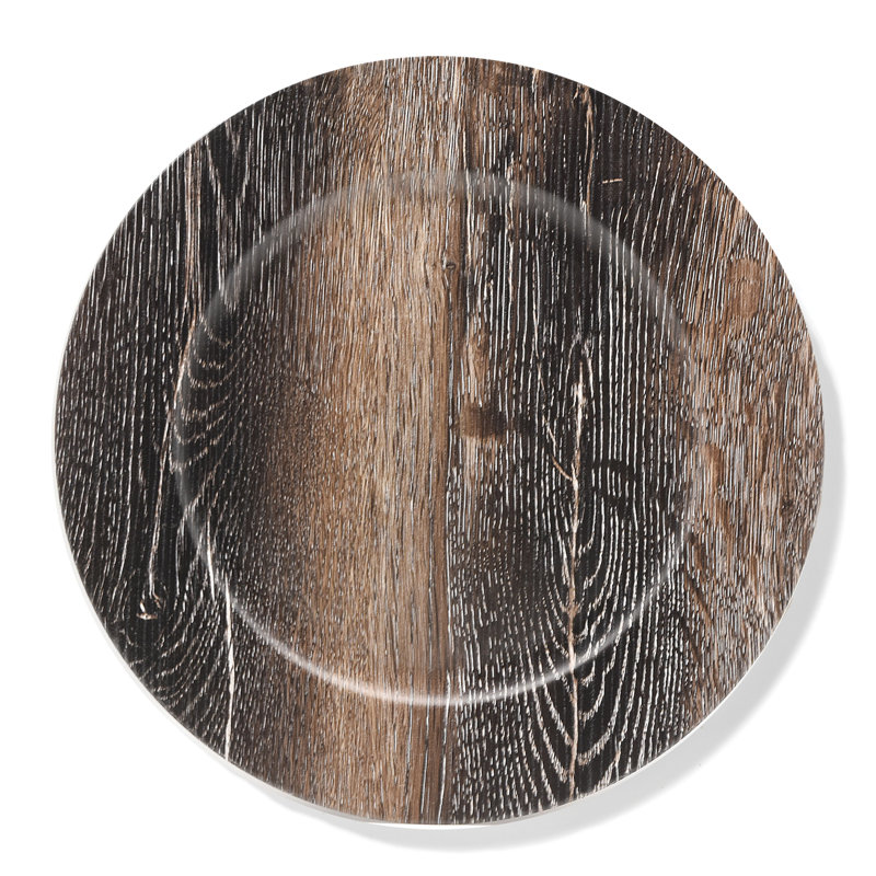 Plat de service 13 po, Noyer