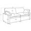 Causeuse électrique modulaire sans os Roca-105300507