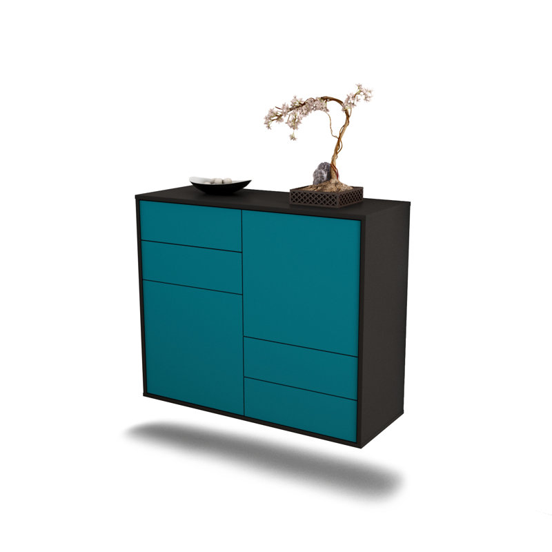 Rouleau 92cm Sideboard, Turquoise