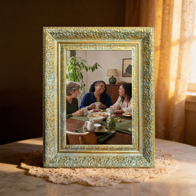 8" x 10" Antique Gold 1PC Sophisticated Picture Frame for Mother's Day Gifts