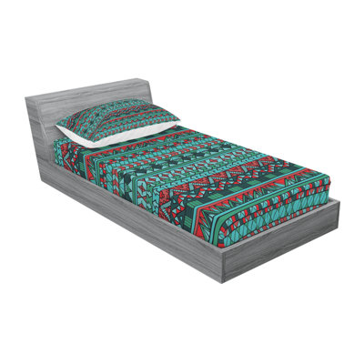 Microfiber Ikat Sheet Set