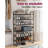 32'' Wide 3-Tier Metal Mesh Shoe Rack for Closet, Stackable and Adjustable, Good for High Heels-1156727743