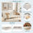 Upholstered Platform Bed With Usb Ports And 2 Drawers-157720951