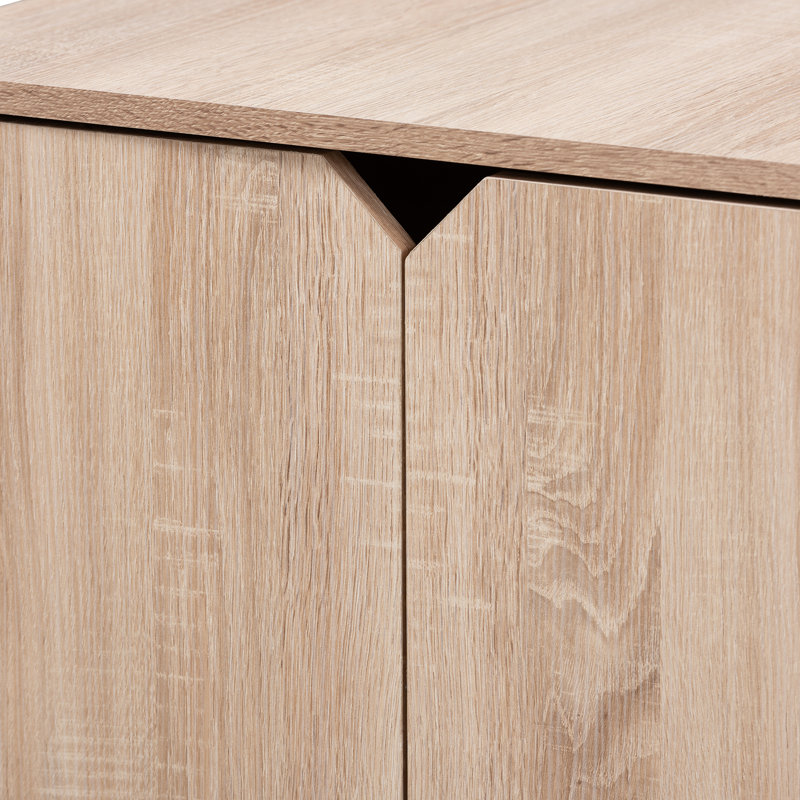 Henslie Litter Box Enclosure, Light Oak Brown