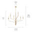 Steel Dimmable Classic / Traditional Chandelier-1464454012-1464454013-1464454015