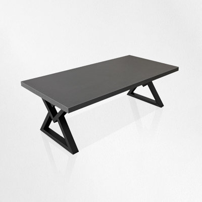 Table basse moderne en métal pour le salon «V Shape Metal Legs»