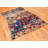 Moroccan One-of-a-Kind Rectangle 4'8" X 7'1" Wool Area Rug in Blue/Gray/Red