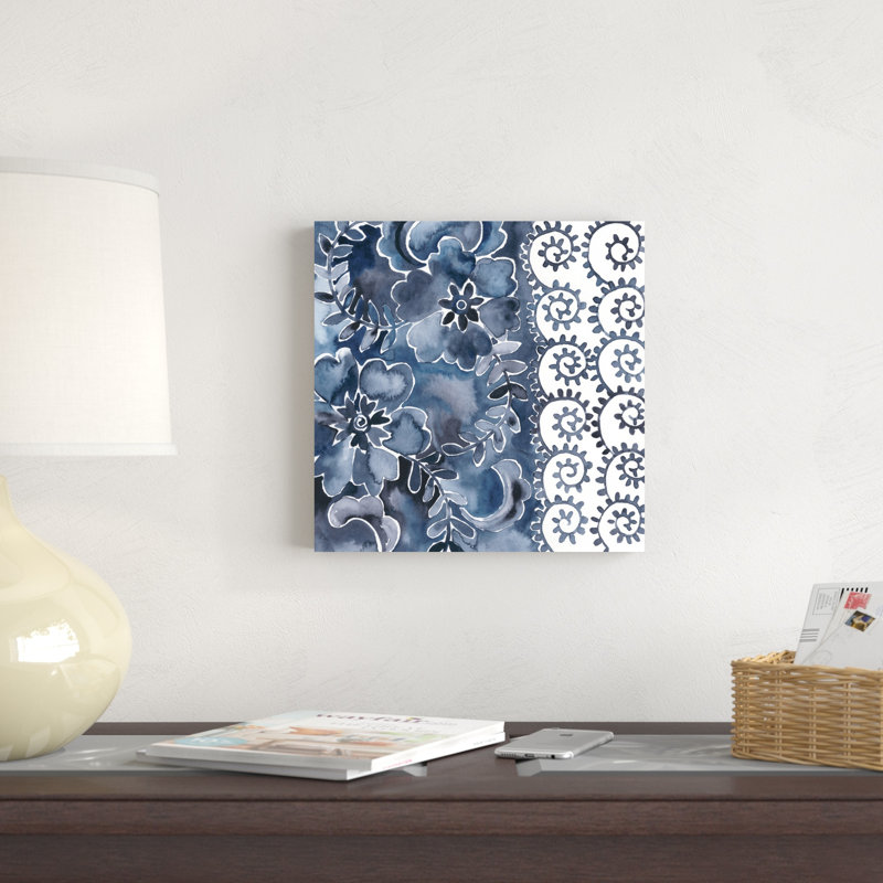 Cobalt Garden IV, H 12 po x l 12 po x P 1,25 po