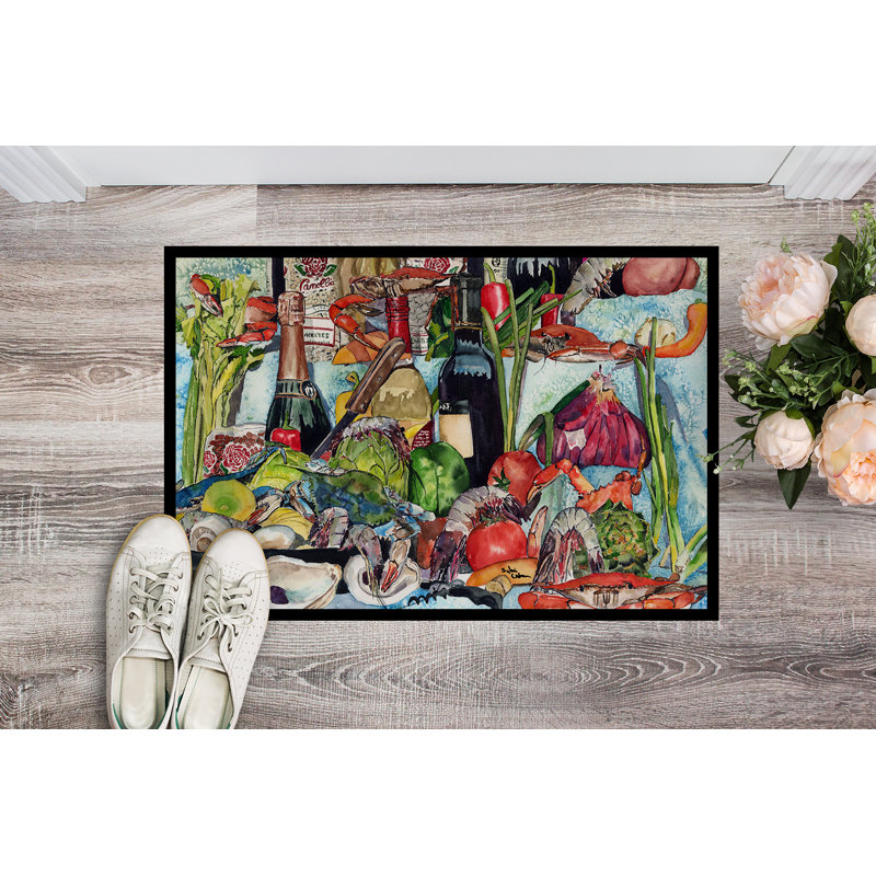 Tapis anti-dérapant Kajus, Rectangle 1 pi 6 po x 2 pi 3 po