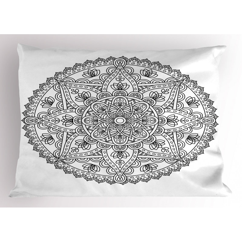 Manly Polyester Floral Sham Set, Twin