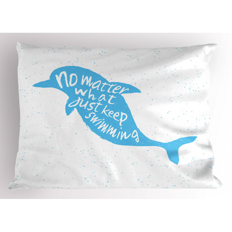 Dolphin Polyester Sham Set, Twin