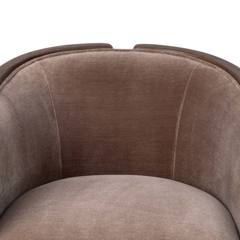 Voss Cotton Upholstered Barrel Chair