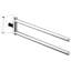 PuraVida Double 17.5" Wall Mounted Towel Bar
