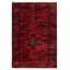Tapis rouge Andelz 4 pi 7 po x 6 pi 5 po