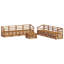 245cm Wide Patio Sectional Set