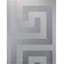 Versace Greek Key Silver Gray Vinyl Wallpaper-268981426-269347913