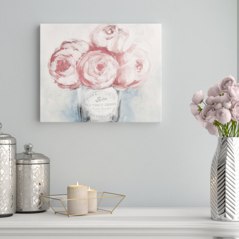 «Peony Jam», impression sur toile tendue, H 24 po x l 30 po, Toile tendue
