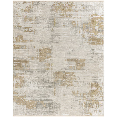 Calvin Klein CK078 Summit 7'10" x 10'2" Ivory Multicolor Modern Indoor Rug