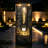 39"H Modern Resin Indoor Outdoor Floor Water Fountain with LED Lights
