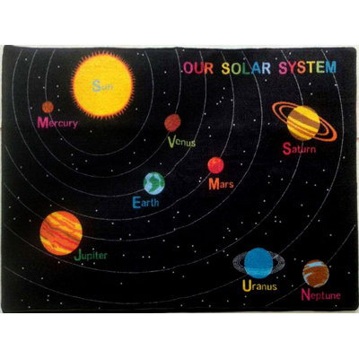 Tapis tissé à la machine noir