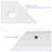 19.5"X14" White Ceramic Rectangular Undermount Bathroom Sink With Overflow
