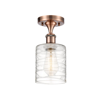 Leilani Glass Semi Flush Mount