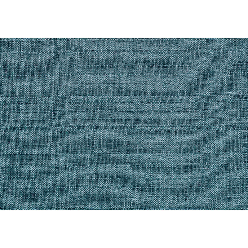 Meuble d'appoint en tissu d'ameublement en bois d'hévéa massif 1 pièce Modern, Bleu