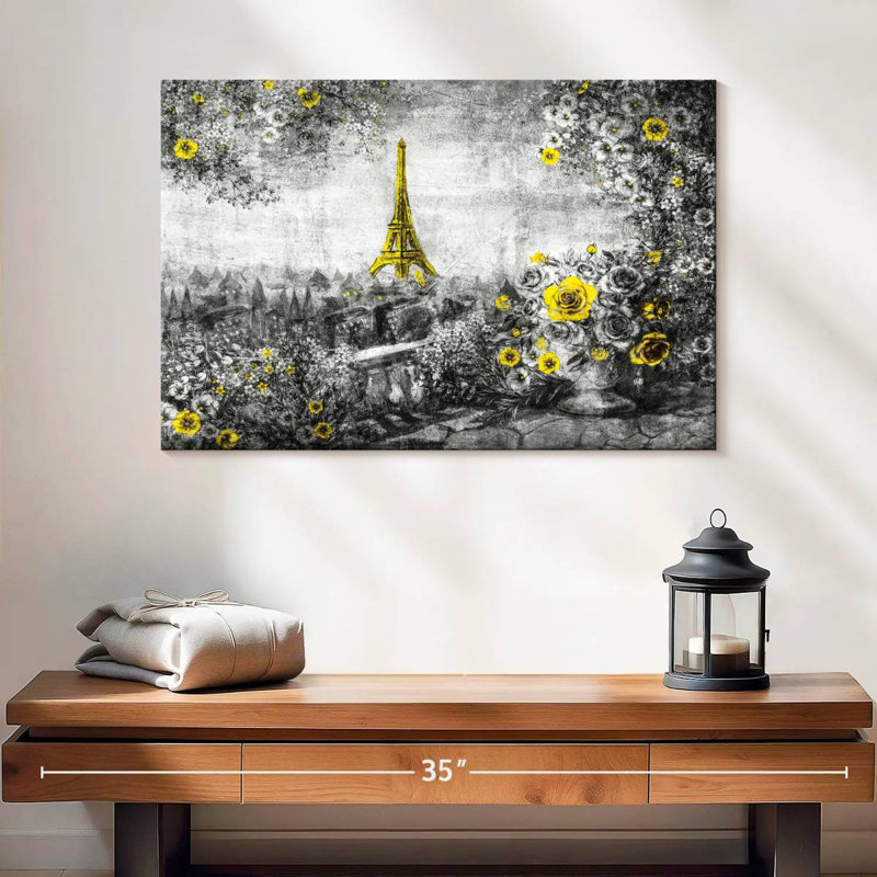 Kavia Eiffel Tower Summertime Pop, 16" H x 24" W