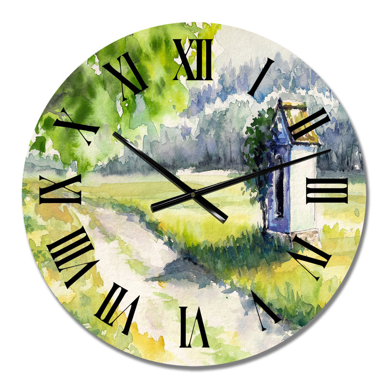 Horloge murale surdimensionnée, Médium