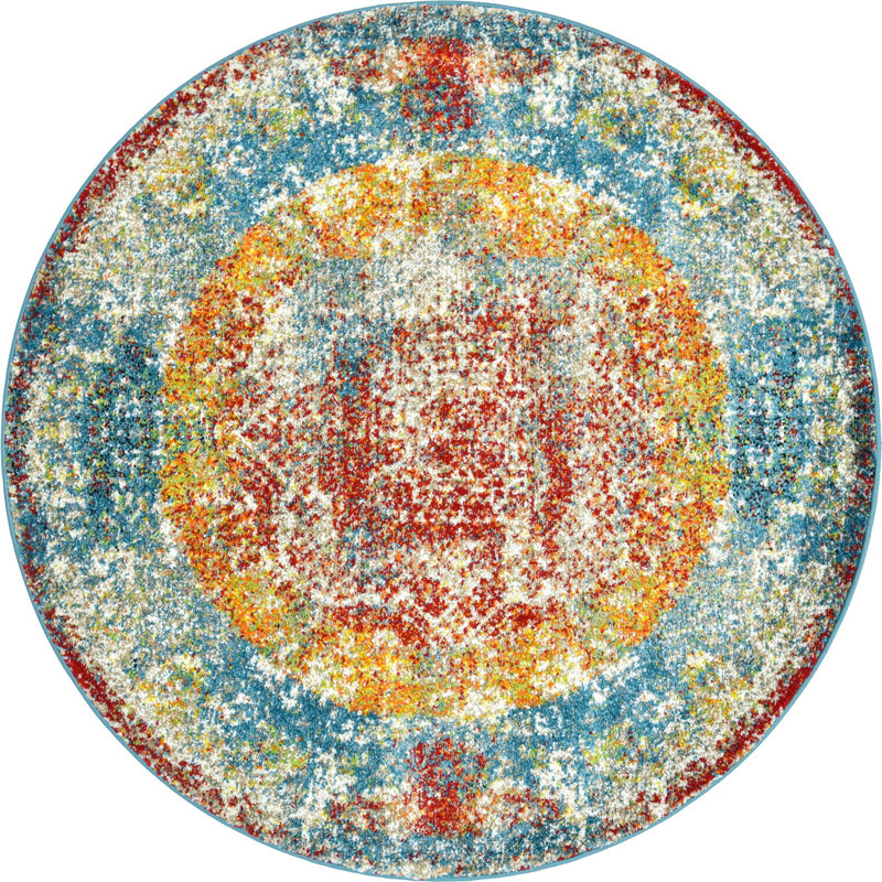 Murawski Oriental Indoor Rug, Round 4'1"