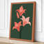 Lilies in Bloom Botanical - Wrapped Canvas-1841079360-1841079385