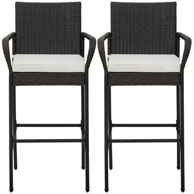 Zanuck Upholstered Counter Stool with Metal Frame