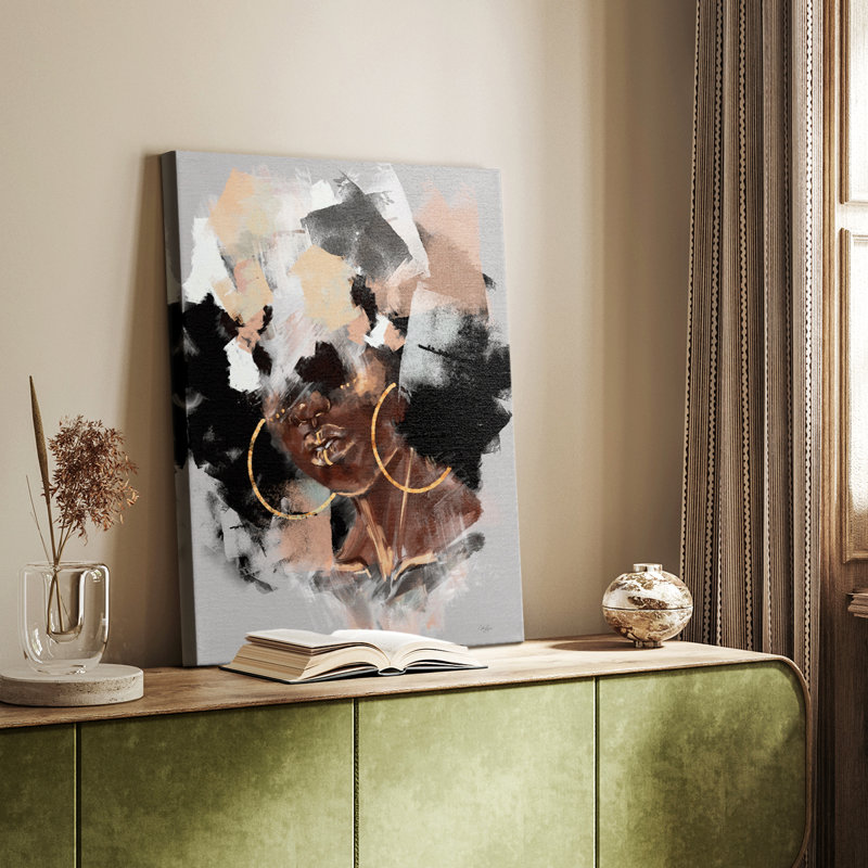 Afro Pop - galerie Cavas sur mesure, H 18 po x l 12 po