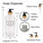 Glass and Bamboo Soap Dispenser PURE SOAP 34 FL OZ