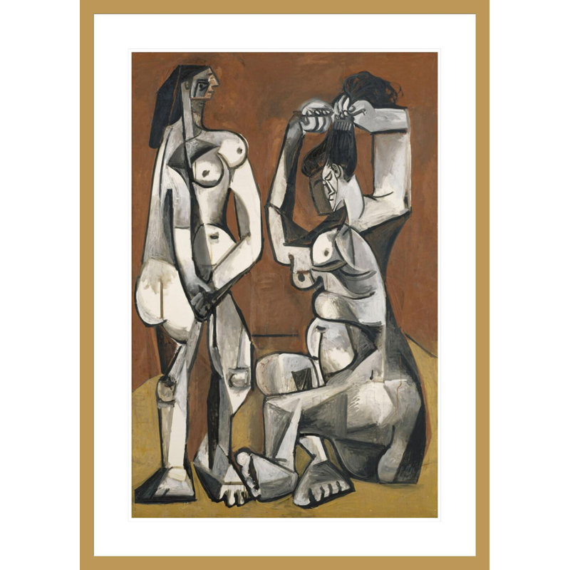 Femmes à la toilette par Pablo Picasso, impression giclée encadrée, H 41,5 po x l 29,84 po